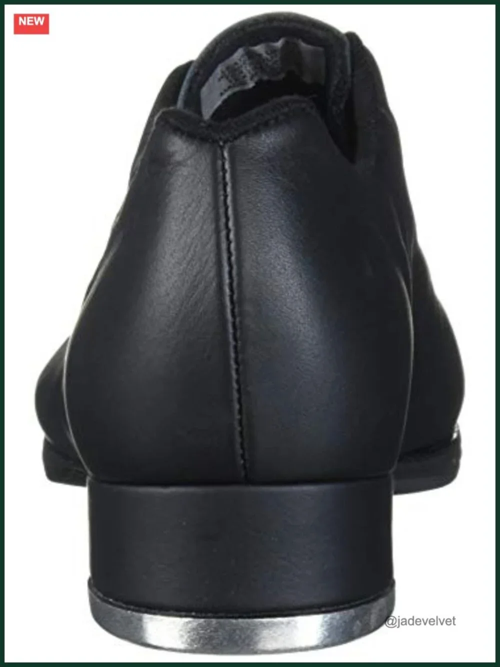 Synthetic Leather Tap Dance Shoes with Pre-attached Taps